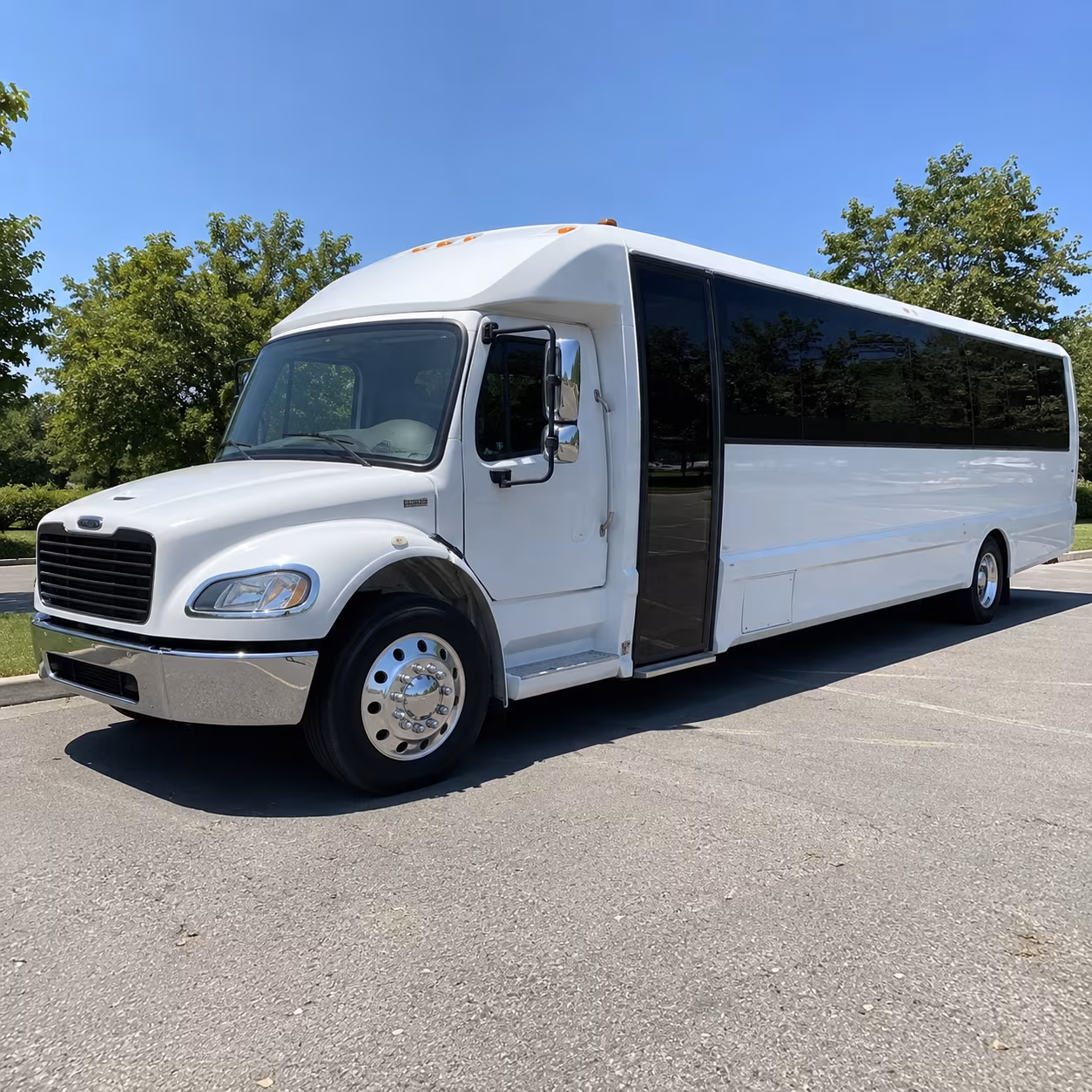 corporate and conference shuttle buses across the triangle
