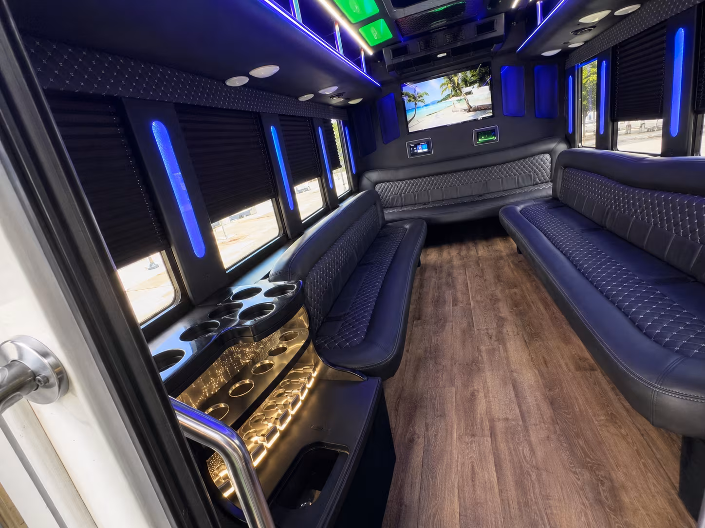 duke games triangle sporting events party bus rental