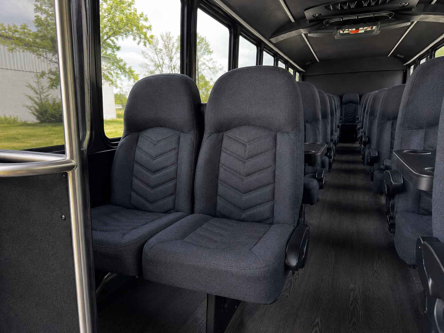 durham 15 passenger minibus interior