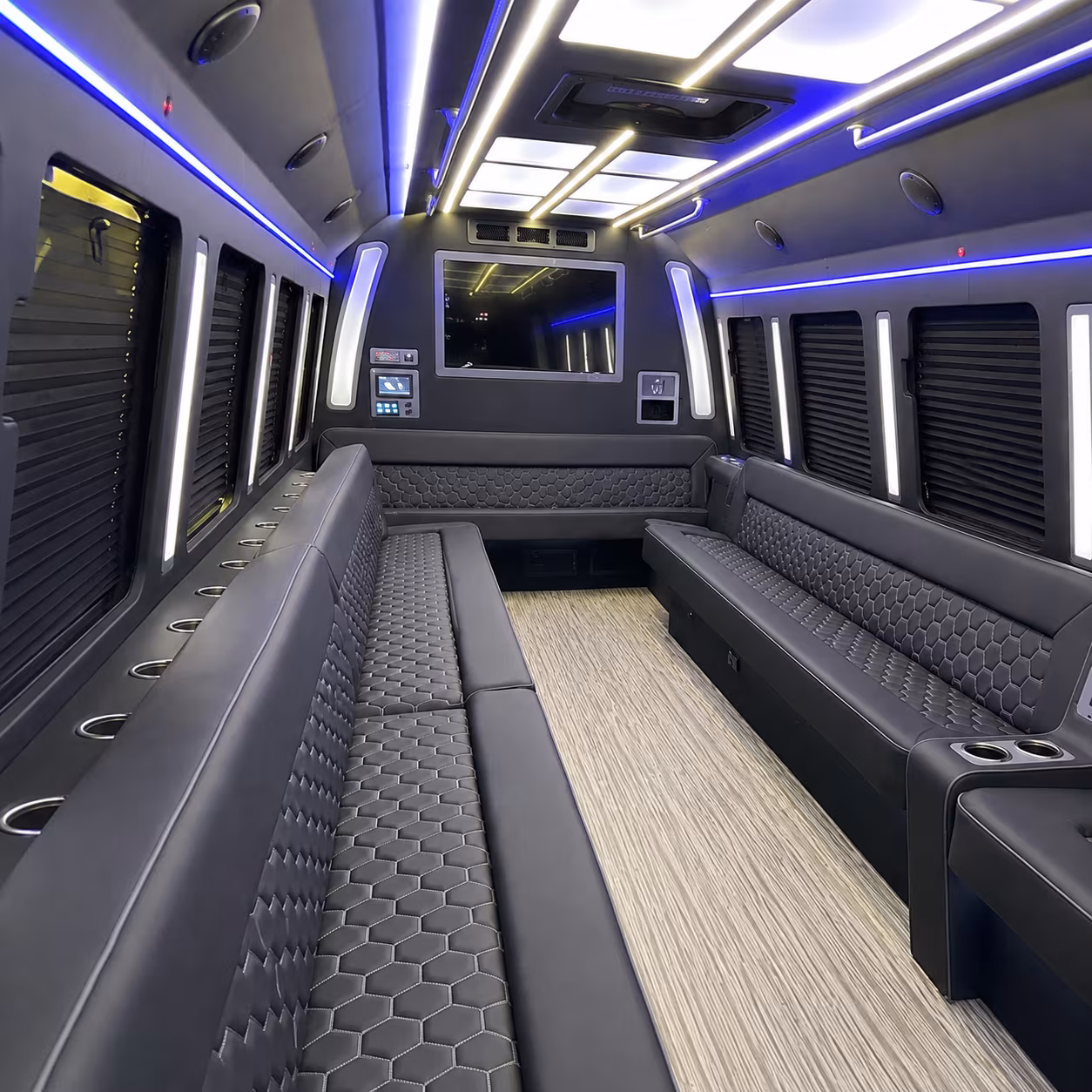 durham party bus interior