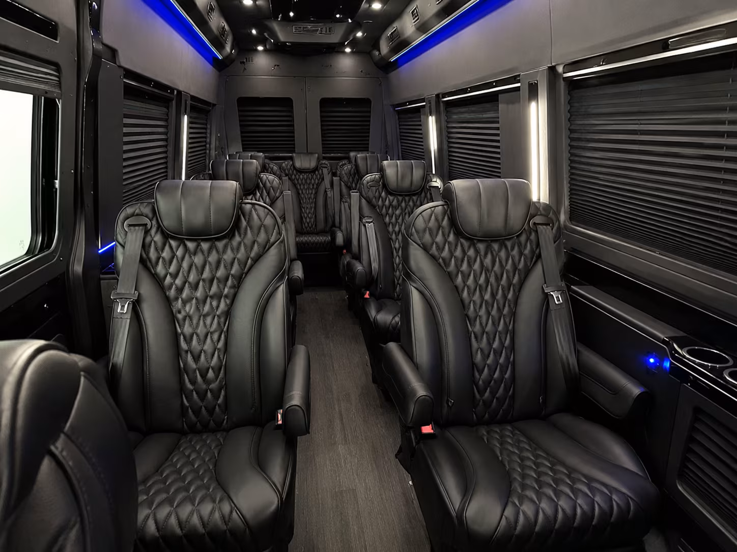 durham sprinter van with driver inside