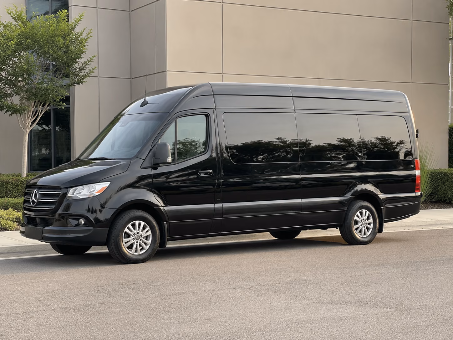 durham sprinter van with driver